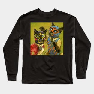 Luchadores Siamese Long Sleeve T-Shirt